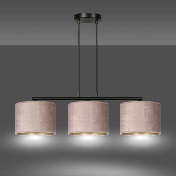 Lampa wisząca HILDE 3 BL ROSE