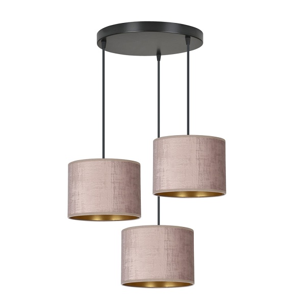 Lampa wisząca HILDE 3 BL PREMIUM ROSE