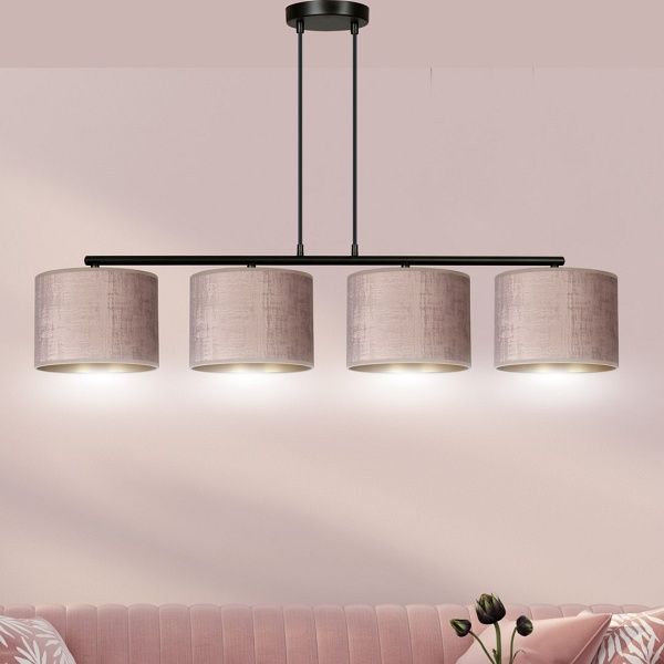 Lampa wisząca HILDE 4 BL ROSE