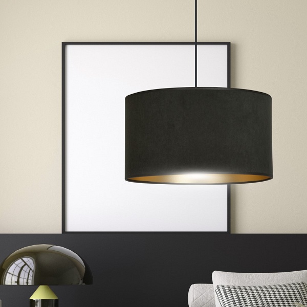 Lampa wisząca HILDE 1 BL BLACK