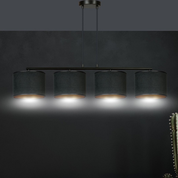 Lampa wisząca HILDE 4 BL BLACK