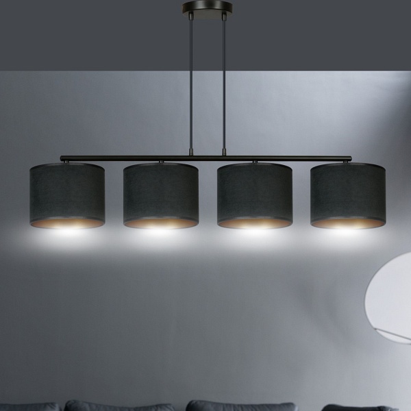 Lampa wisząca HILDE 4 BL BLACK
