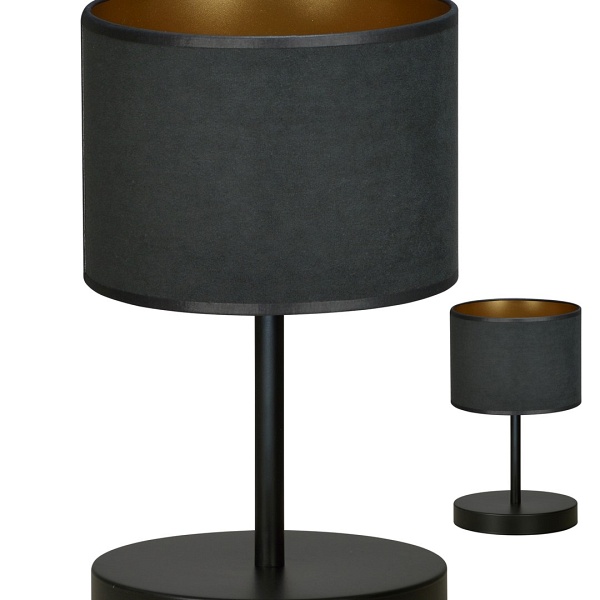 Lampka biurkowa HILDE LN1 BL BLACK - Emibig