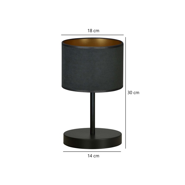 Lampa HILDE LN1 BL BLACK