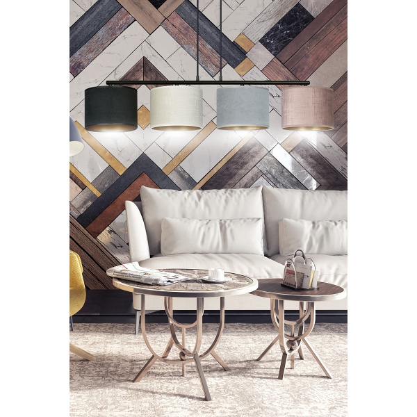 Lampa wisząca HILDE 4 BL MIX