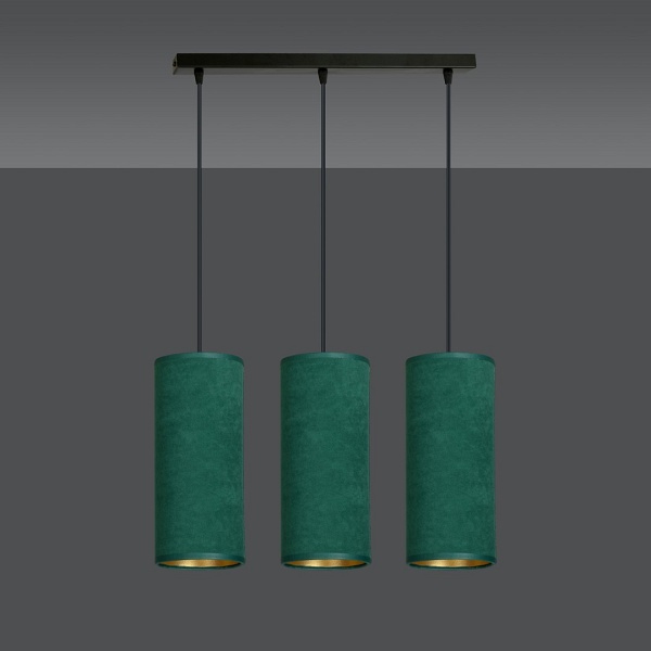 Lampa wisząca BENTE 3 BL GREEN