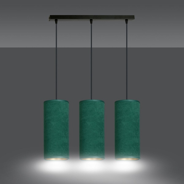 Lampa wisząca BENTE 3 BL GREEN