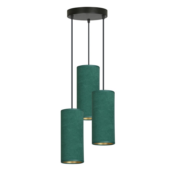 Lampa wisząca BENTE 3 BL PREMIUM GREEN