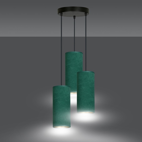 Lampa wisząca BENTE 3 BL PREMIUM GREEN