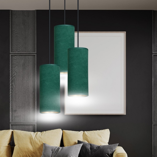 Lampa wisząca BENTE 3 BL PREMIUM GREEN