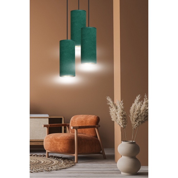 Lampa wisząca BENTE 3 BL PREMIUM GREEN