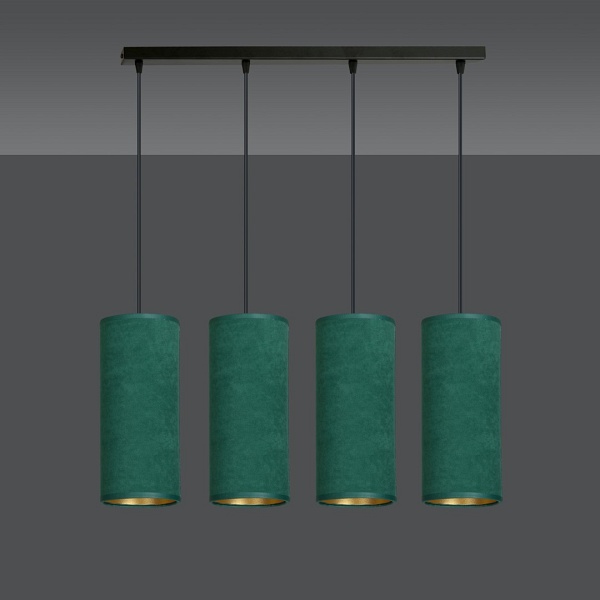 Lampa wisząca BENTE 4 BL GREEN
