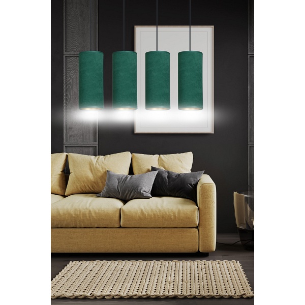 Lampa wisząca BENTE 4 BL GREEN