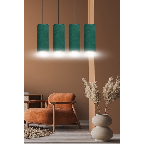 Lampa wisząca BENTE 4 BL GREEN