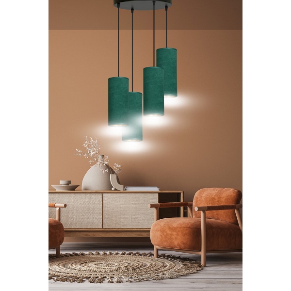 Lampa wisząca BENTE 4 BL PREMIUM GREEN