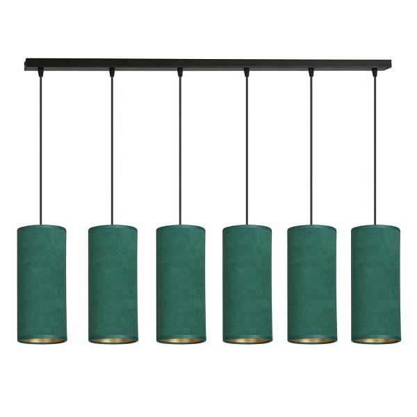 Lampa wisząca BENTE 6 BL GREEN