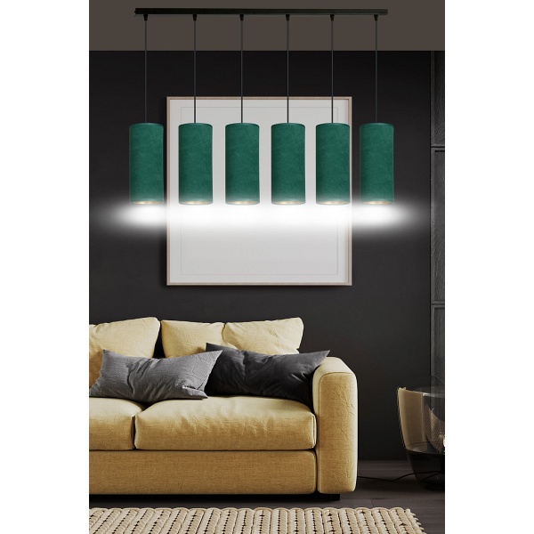 Lampa wisząca BENTE 6 BL GREEN