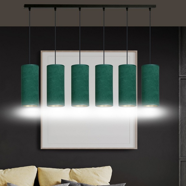 Lampa wisząca BENTE 6 BL GREEN