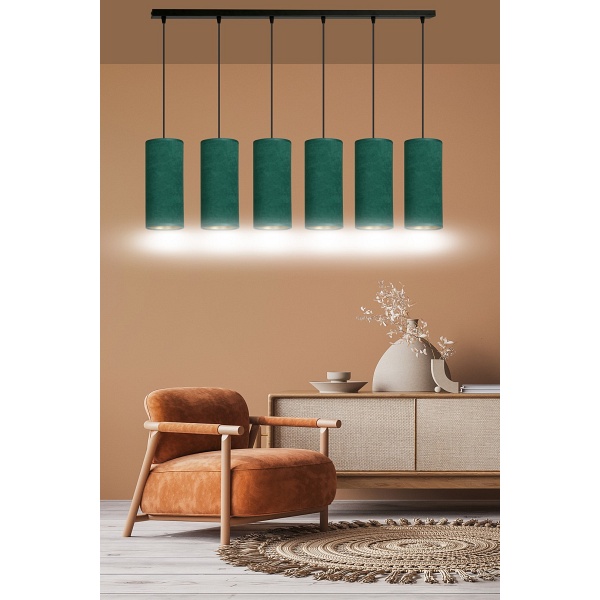 Lampa wisząca BENTE 6 BL GREEN