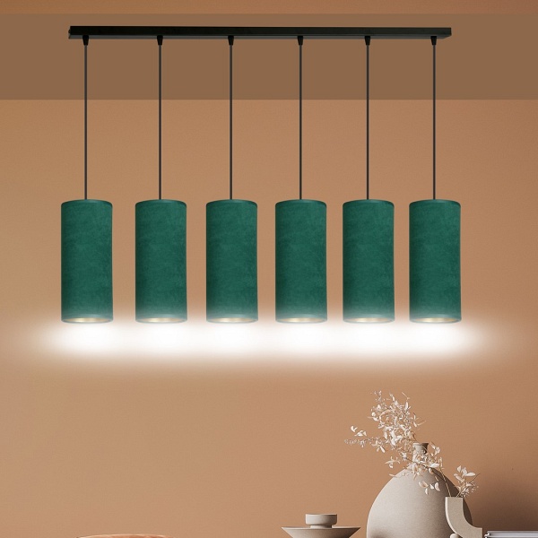 Lampa wisząca BENTE 6 BL GREEN