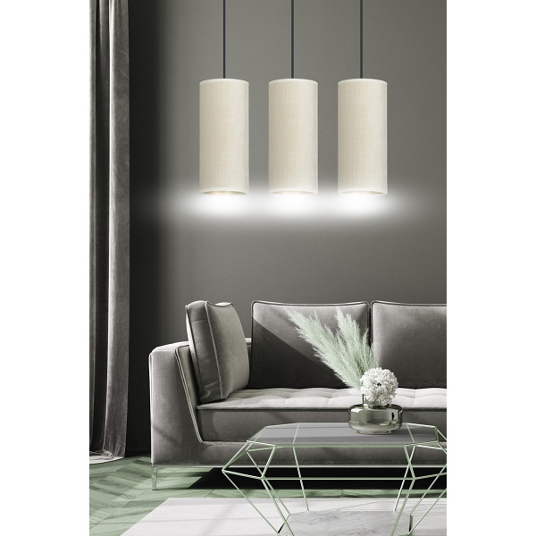 Lampa wisząca BENTE 3 BL WHITE