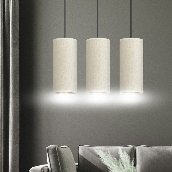 Lampa wisząca BENTE 3 BL WHITE