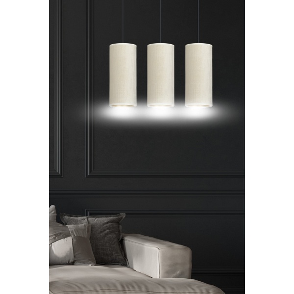 Lampa wisząca BENTE 3 BL WHITE
