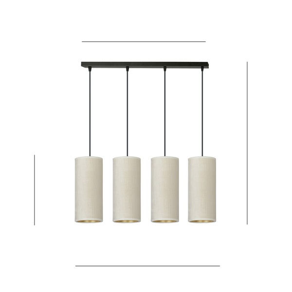 Lampa wisząca BENTE 4 BL WHITE