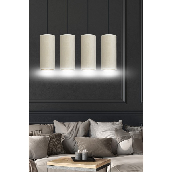 Lampa wisząca BENTE 4 BL WHITE