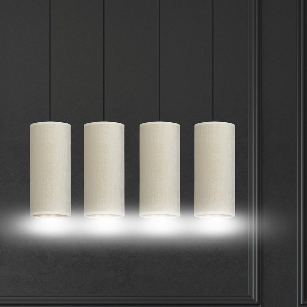 Lampa wisząca BENTE 4 BL WHITE