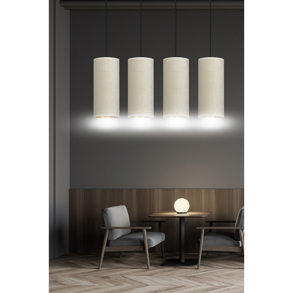 Lampa wisząca BENTE 4 BL WHITE