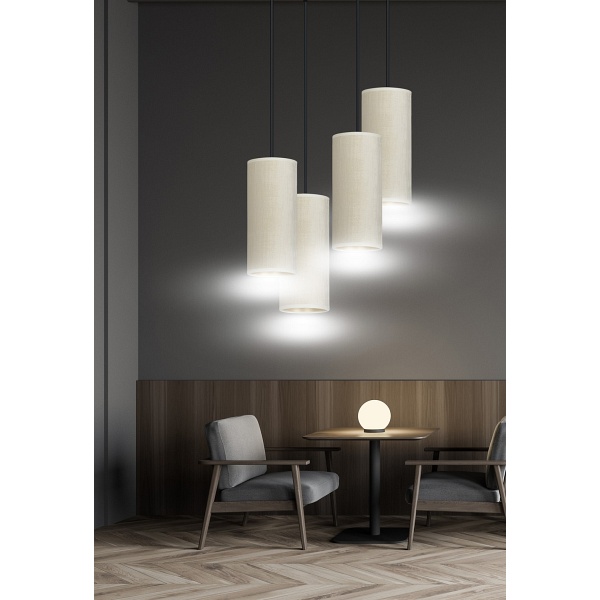 Lampa wisząca BENTE 4 BL PREMIUM WHITE