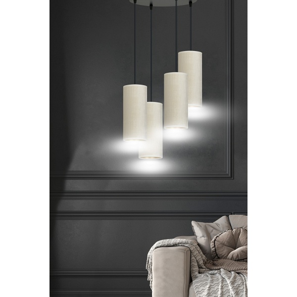 Lampa wisząca BENTE 4 BL PREMIUM WHITE