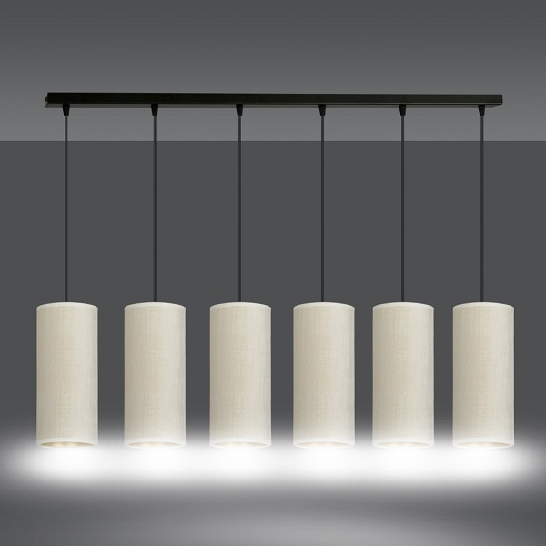 Lampa wisząca BENTE 6 BL WHITE