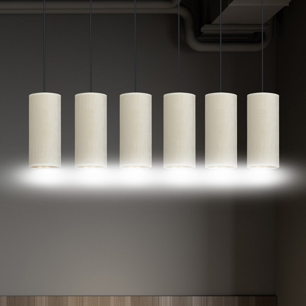 Lampa wisząca BENTE 6 BL WHITE