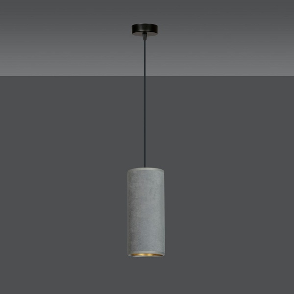 Lampa wisząca BENTE 1 BL GRAY