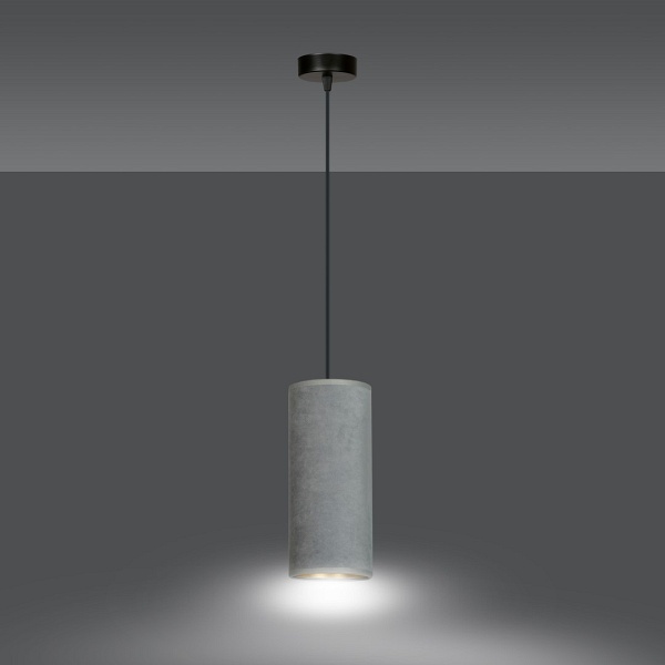 Lampa wisząca BENTE 1 BL GRAY