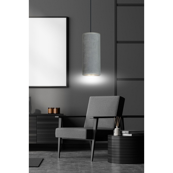 Lampa wisząca BENTE 1 BL GRAY