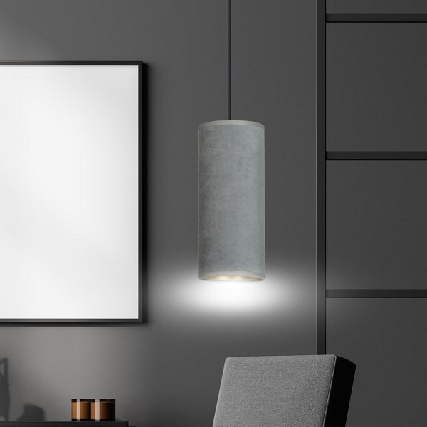 Lampa wisząca BENTE 1 BL GRAY