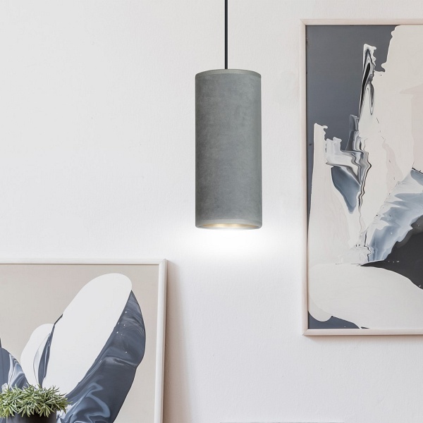 Lampa wisząca BENTE 1 BL GRAY