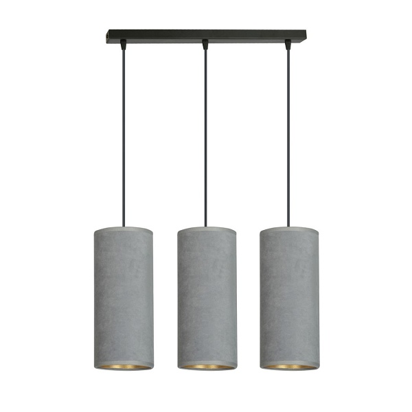 Lampa wisząca BENTE 3 BL GRAY
