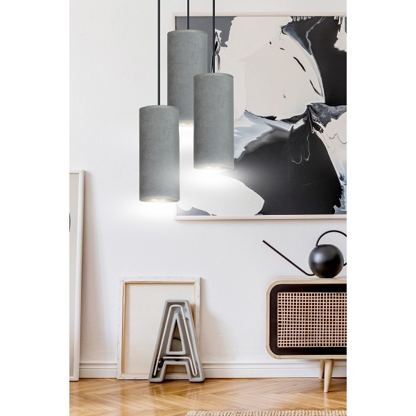 Lampa wisząca BENTE 3 BL PREMIUM GRAY