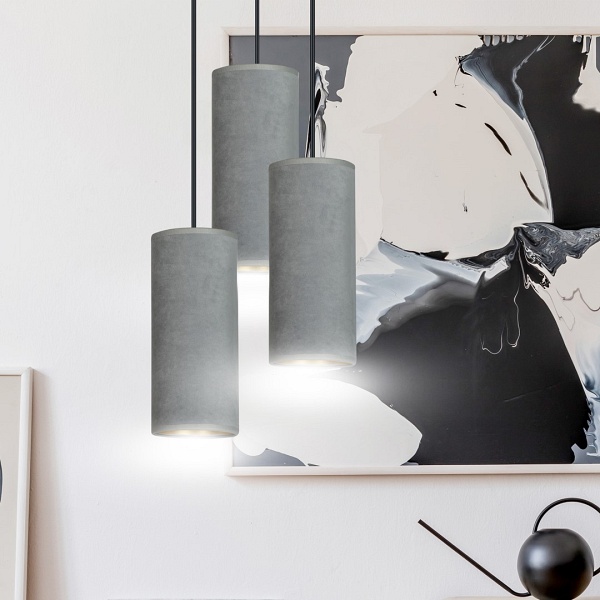 Lampa wisząca BENTE 3 BL PREMIUM GRAY