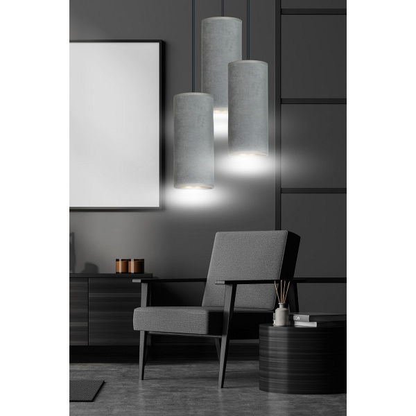 Lampa wisząca BENTE 3 BL PREMIUM GRAY