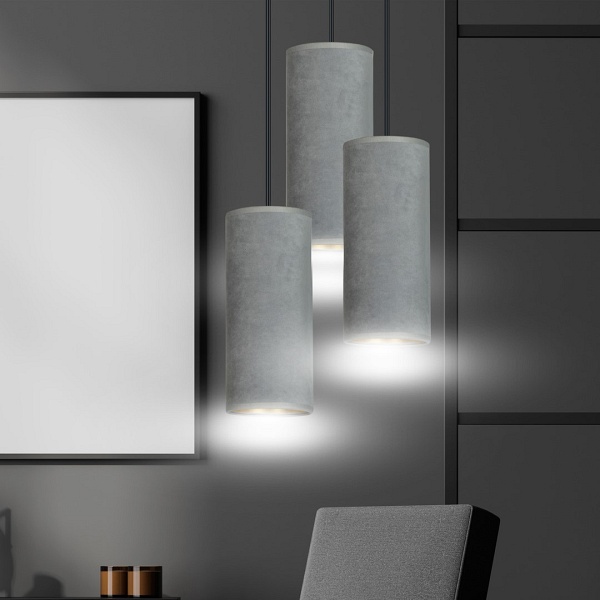 Lampa wisząca BENTE 3 BL PREMIUM GRAY