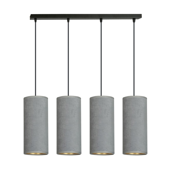 Lampa wisząca BENTE 4 BL GRAY