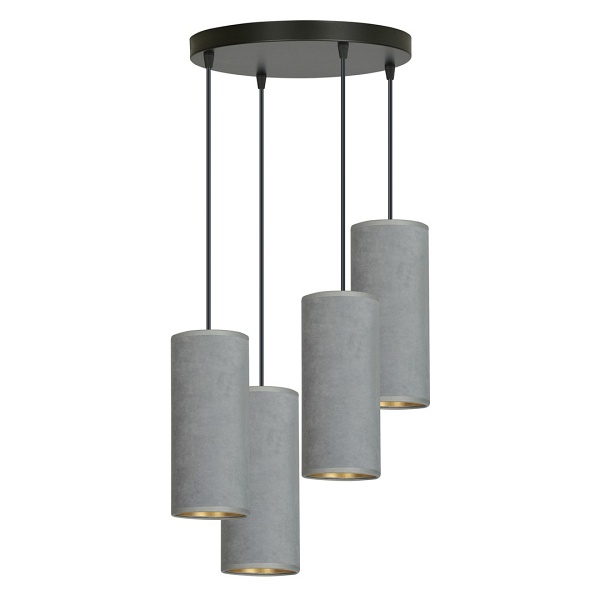 Lampa wisząca BENTE 4 BL PREMIUM GRAY