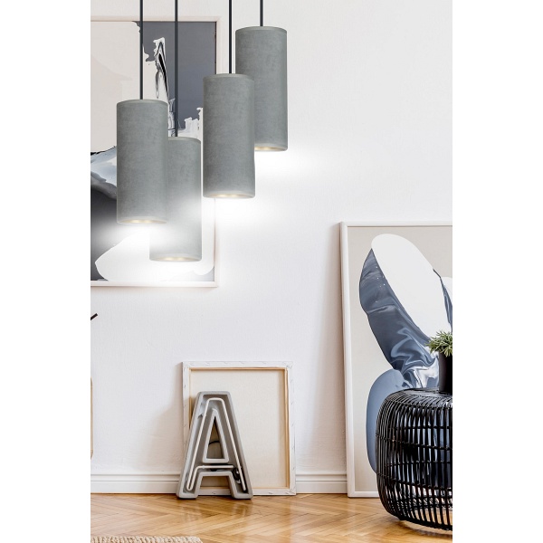 Lampa wisząca BENTE 4 BL PREMIUM GRAY