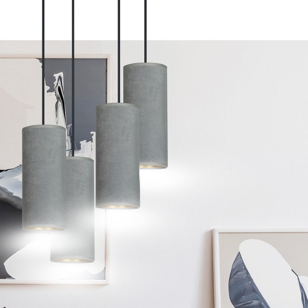 Lampa wisząca BENTE 4 BL PREMIUM GRAY