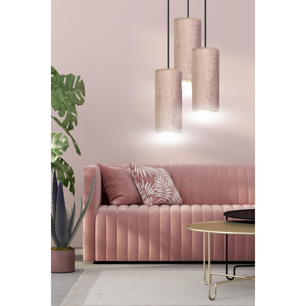Lampa wisząca BENTE 3 BL PREMIUM ROSE